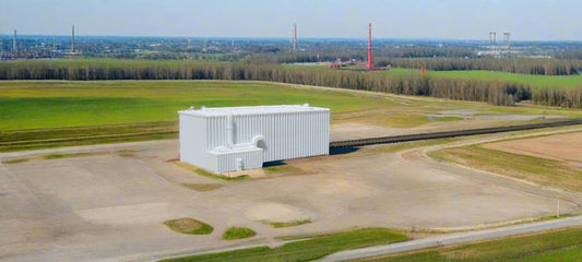 side view of repair shop