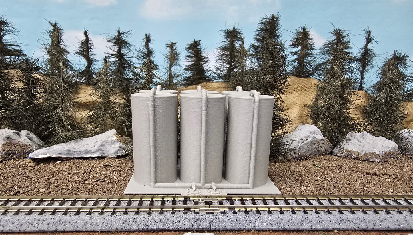 Z Scale Storage Terminal Deluxe