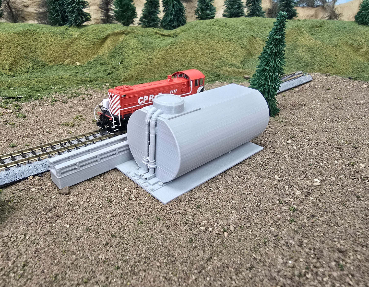 N Scale Storage Tank: Ideal for Tight Spaces 2 Pack