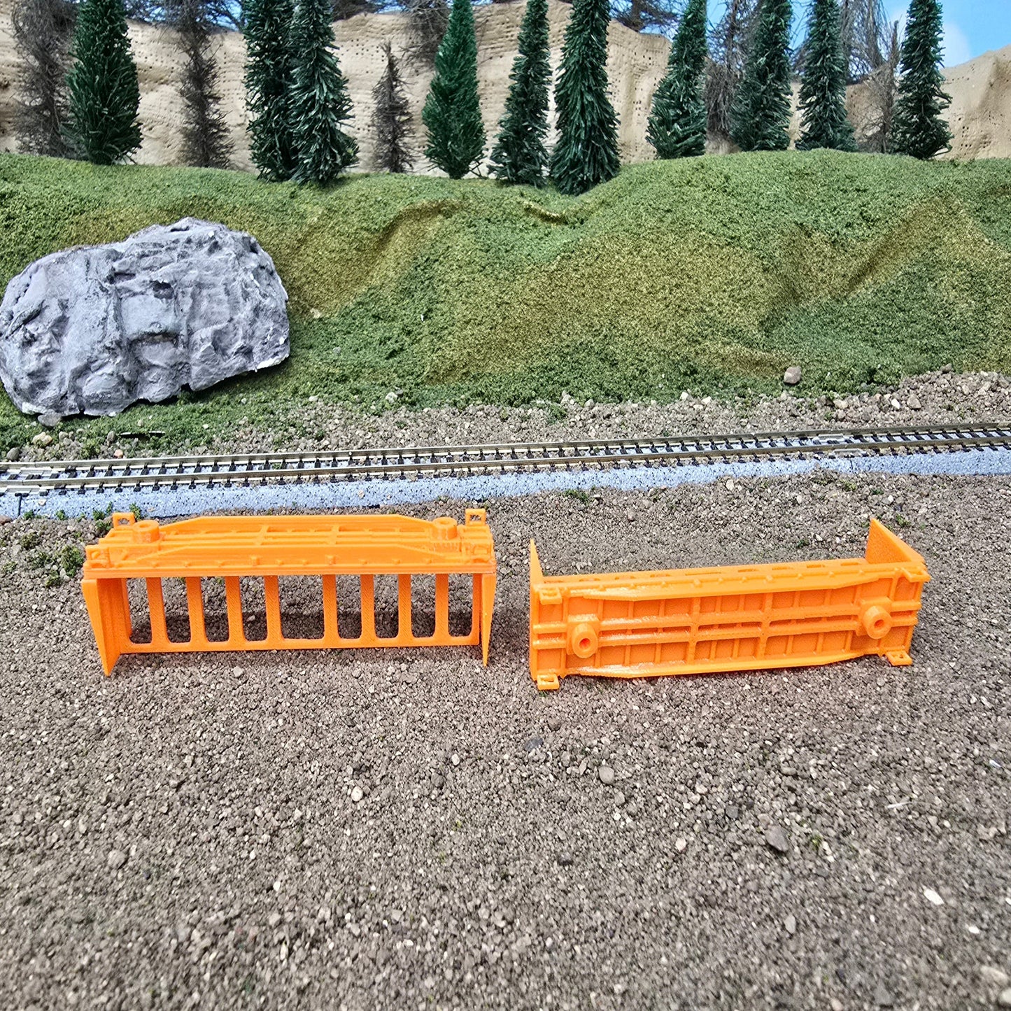 N Scale Center Beam Car *Lite Version