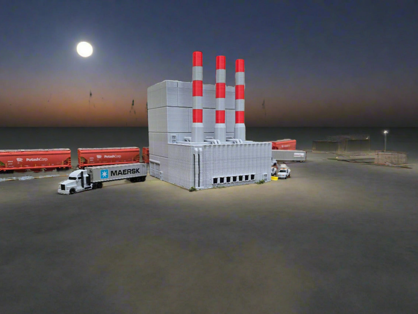 Z Scale Power Plant Deluxe