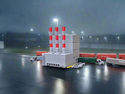 Z Scale Power Plant Deluxe