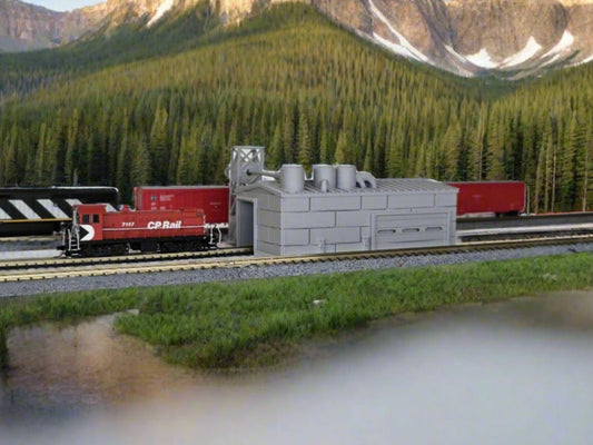 Z Scale Timber Plant