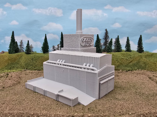 N scale - Oaken Auto Factory