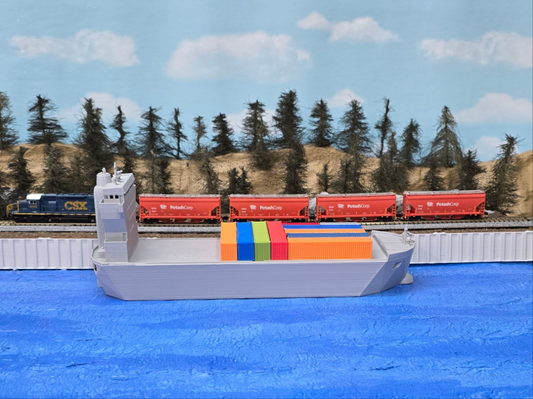 N scale cargo container ship "Rinzler"