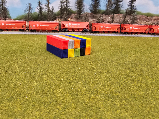 Z scale containers 40' (Singles)