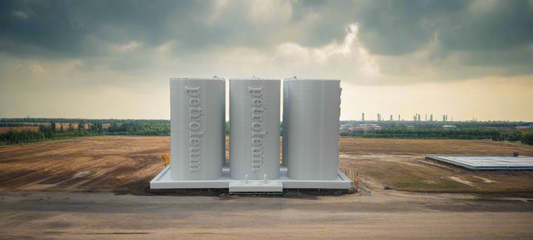 N Scale Petroleum Storage Terminal Tanks Raised Lettering