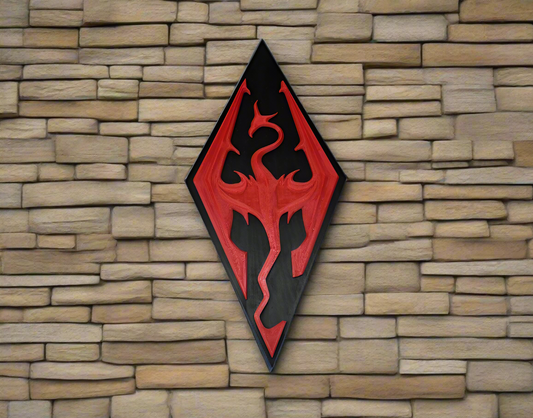 Skyrim inspired wall plaque