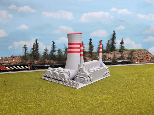 N scale Mega Power Plant