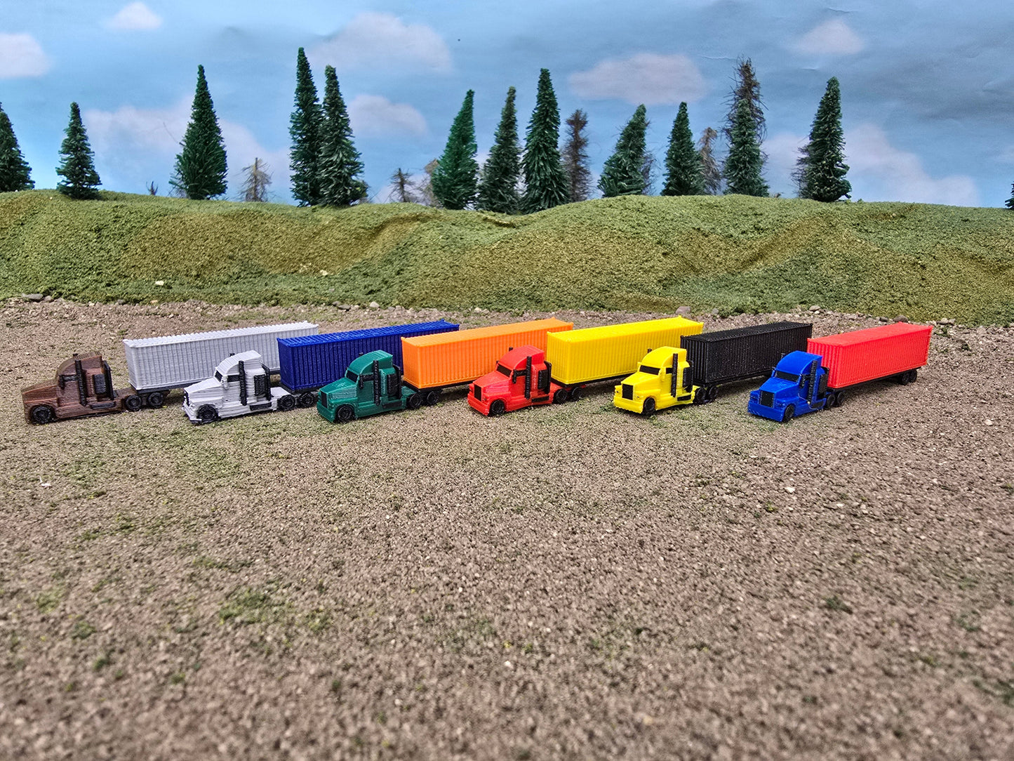 Z Scale - Semi Unit Package Multi Color