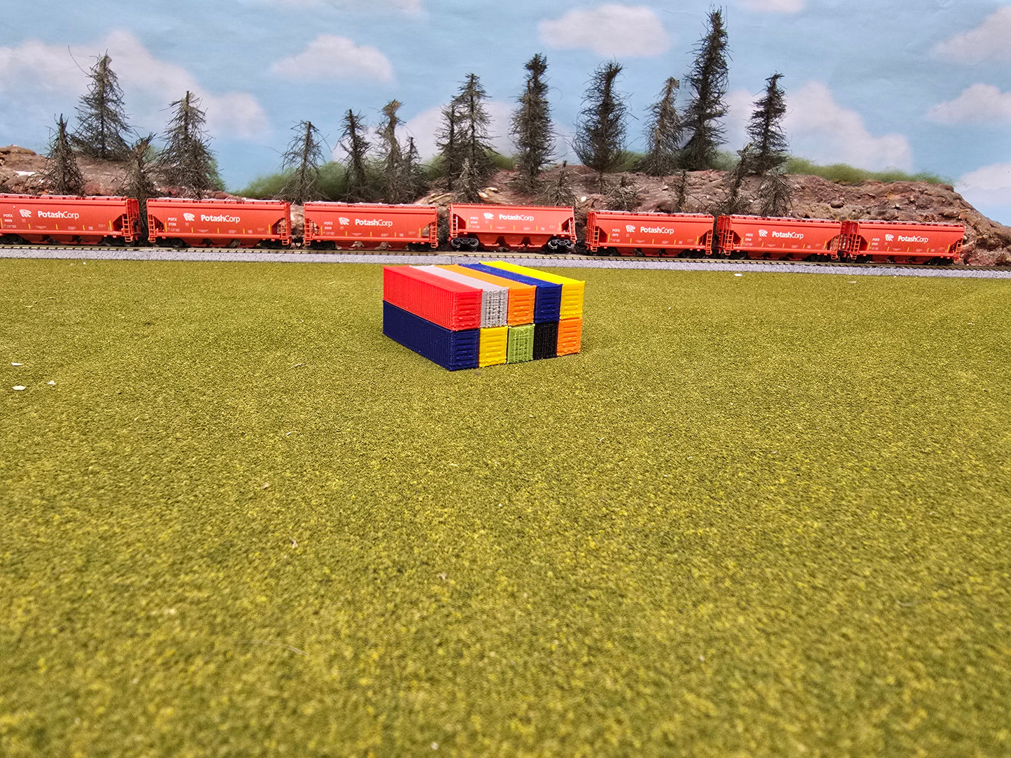 Z scale containers 40' (Singles)