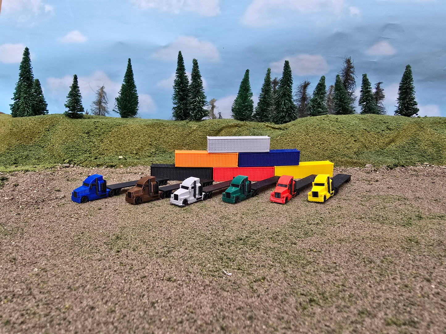 Z Scale - Semi Unit Package Multi Color