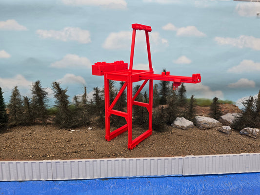 Z scale Container crane for intermodal/ Port scenes: 4 colors available