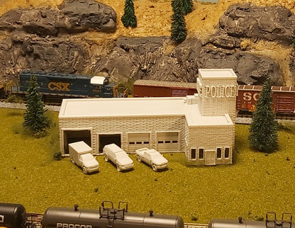 Wapiti's Z Scale Police Station