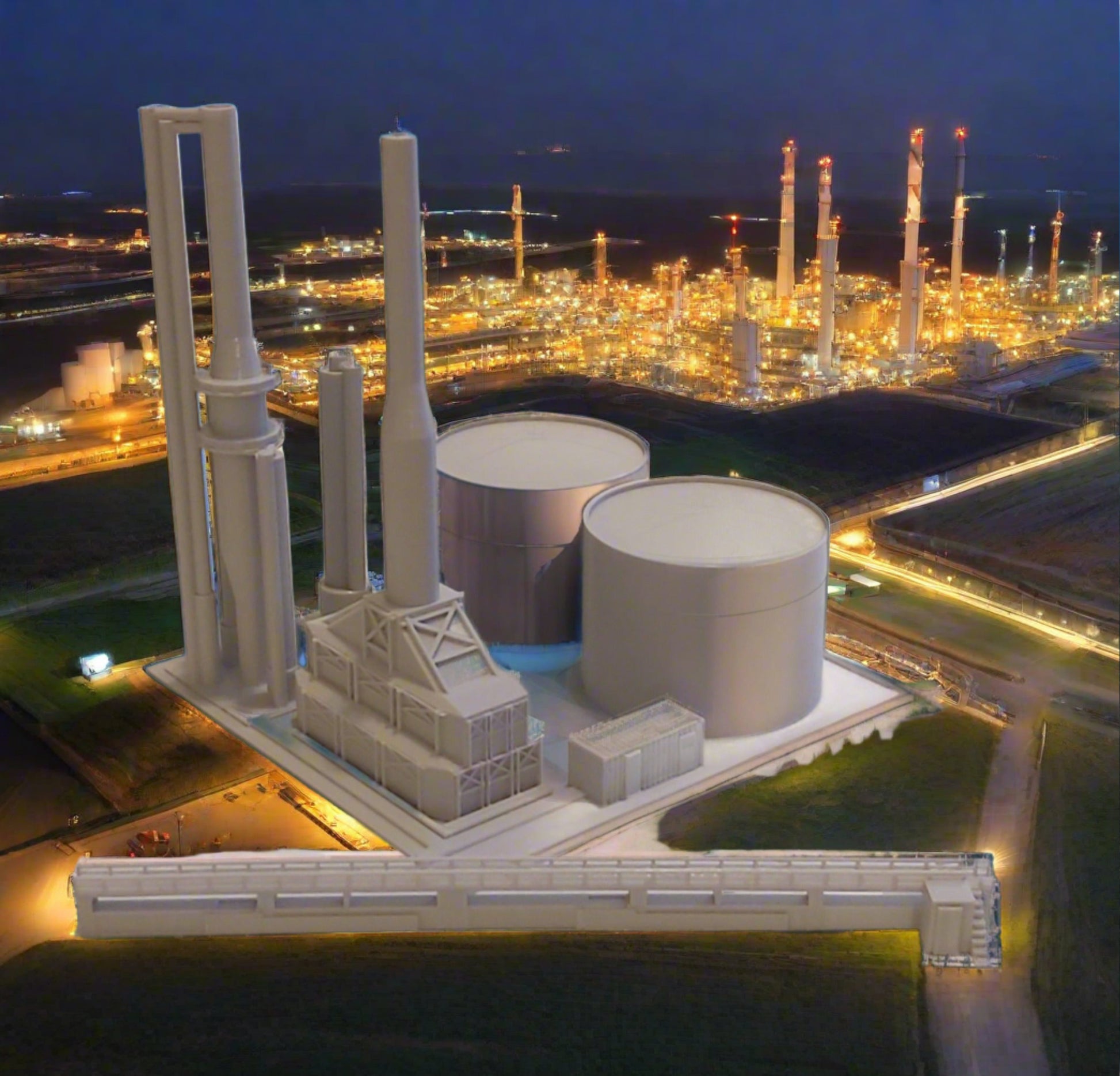 oil refinery