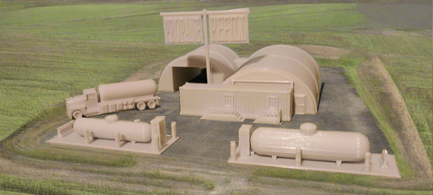 N Scale Propane Shop: Fuel the Heart of Your Little Town