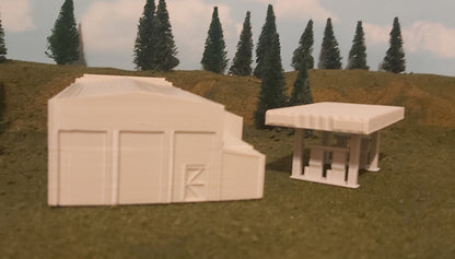 Z Scale Gas Station: Fuel Your Layout's Realism with Function and Detail