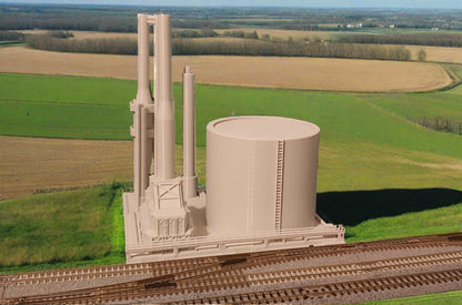 N Scale Deluxe Oil Refinery: Enhance Your Industrial Model Scene