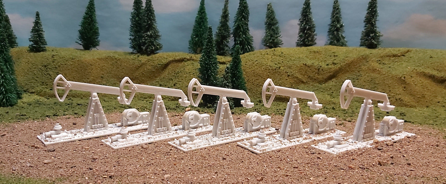 Z Scale Oil Well Pump Jack(3-Pack)