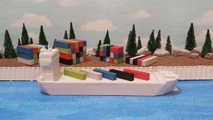 Z scale Cargo Carrier Ship