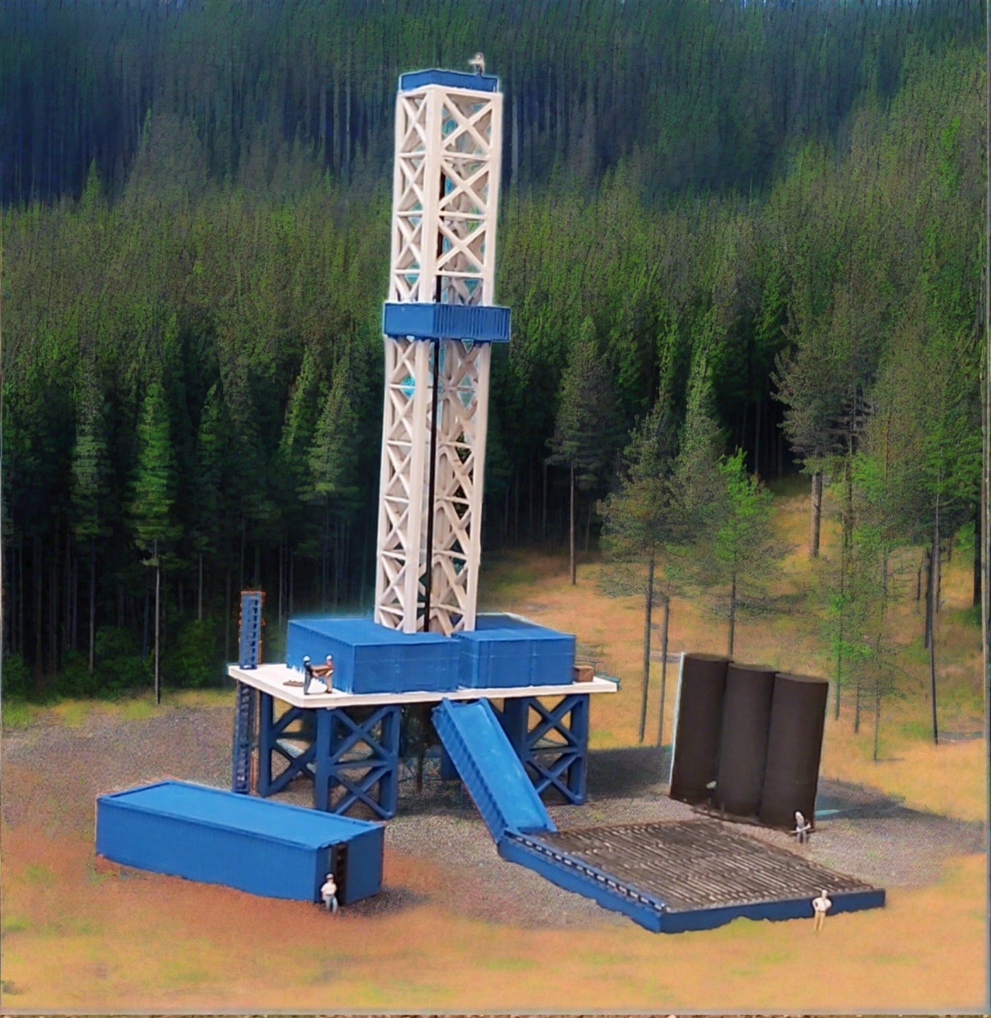 oil rig set up