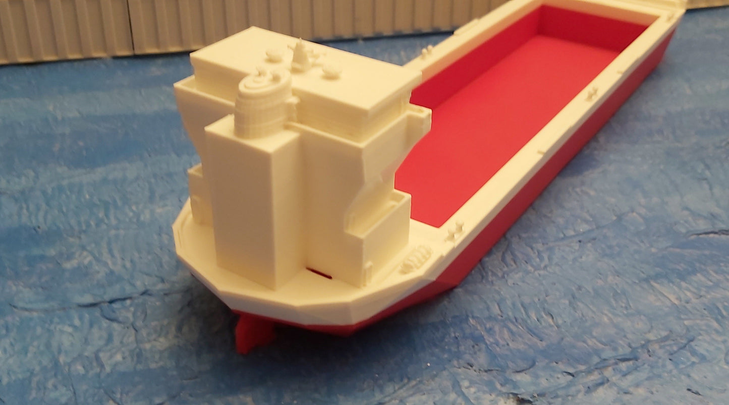 Prototype N Scale Flat Nose Transport Ship