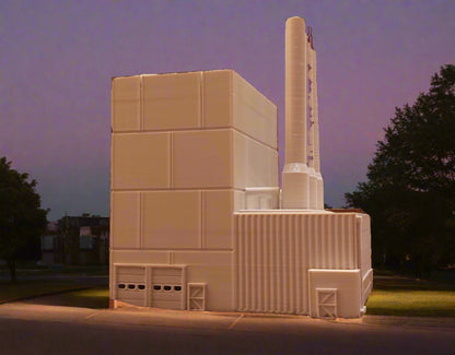 side view of deluxe power plant