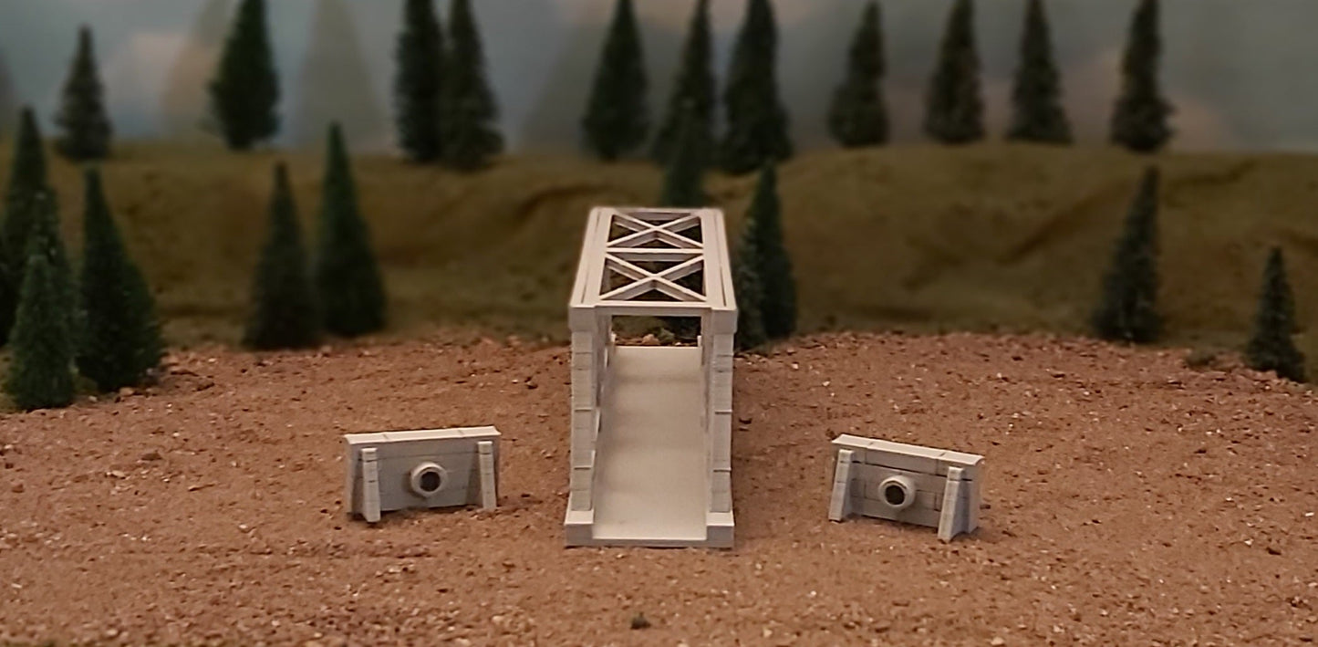 Z Scale Durable Steel Girder Single Lane Bridge: Streamline Your Model Railroad Transport!