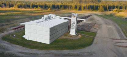 Z Scale Timber Plant