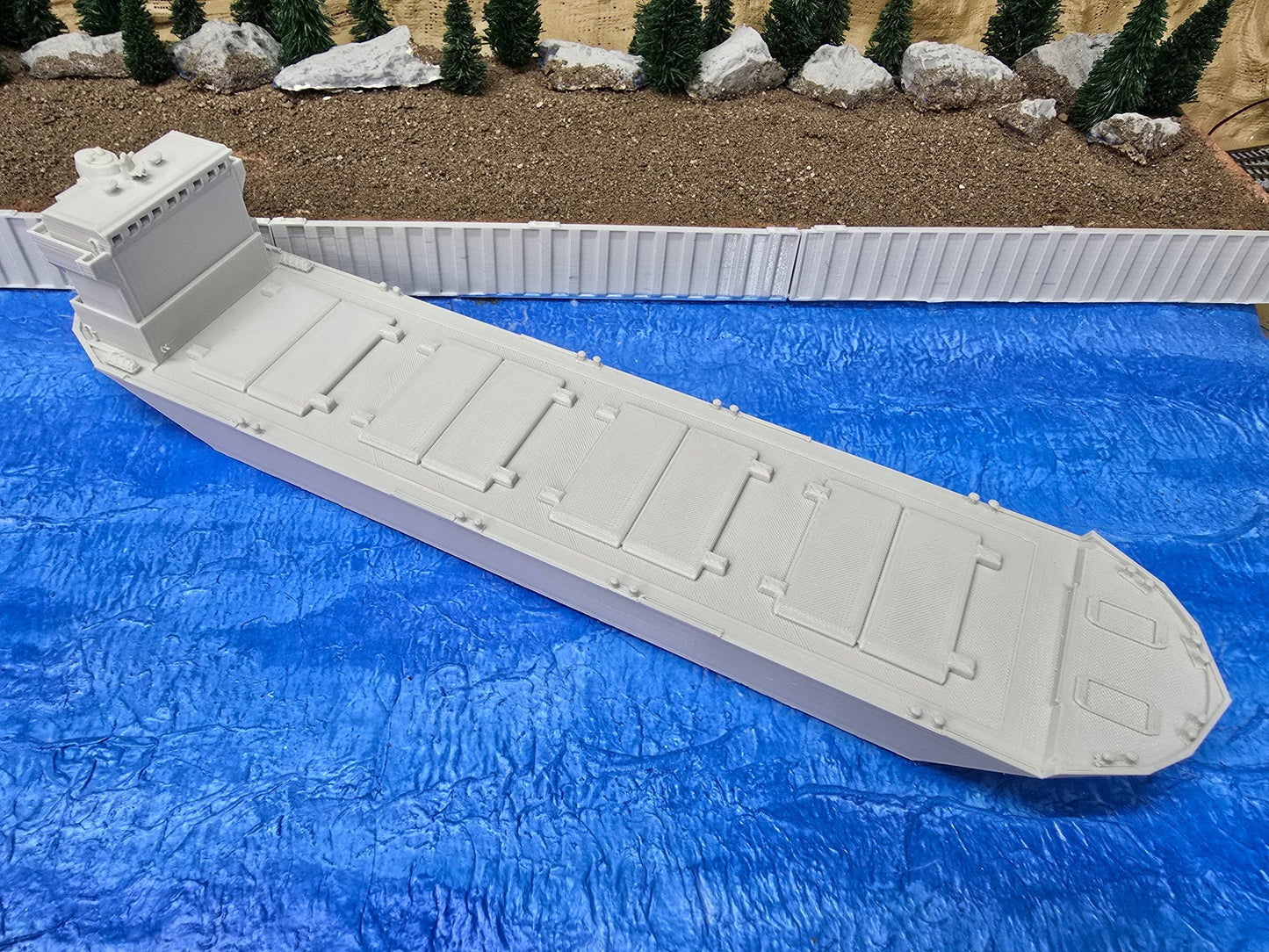 The General N Scale transport ship