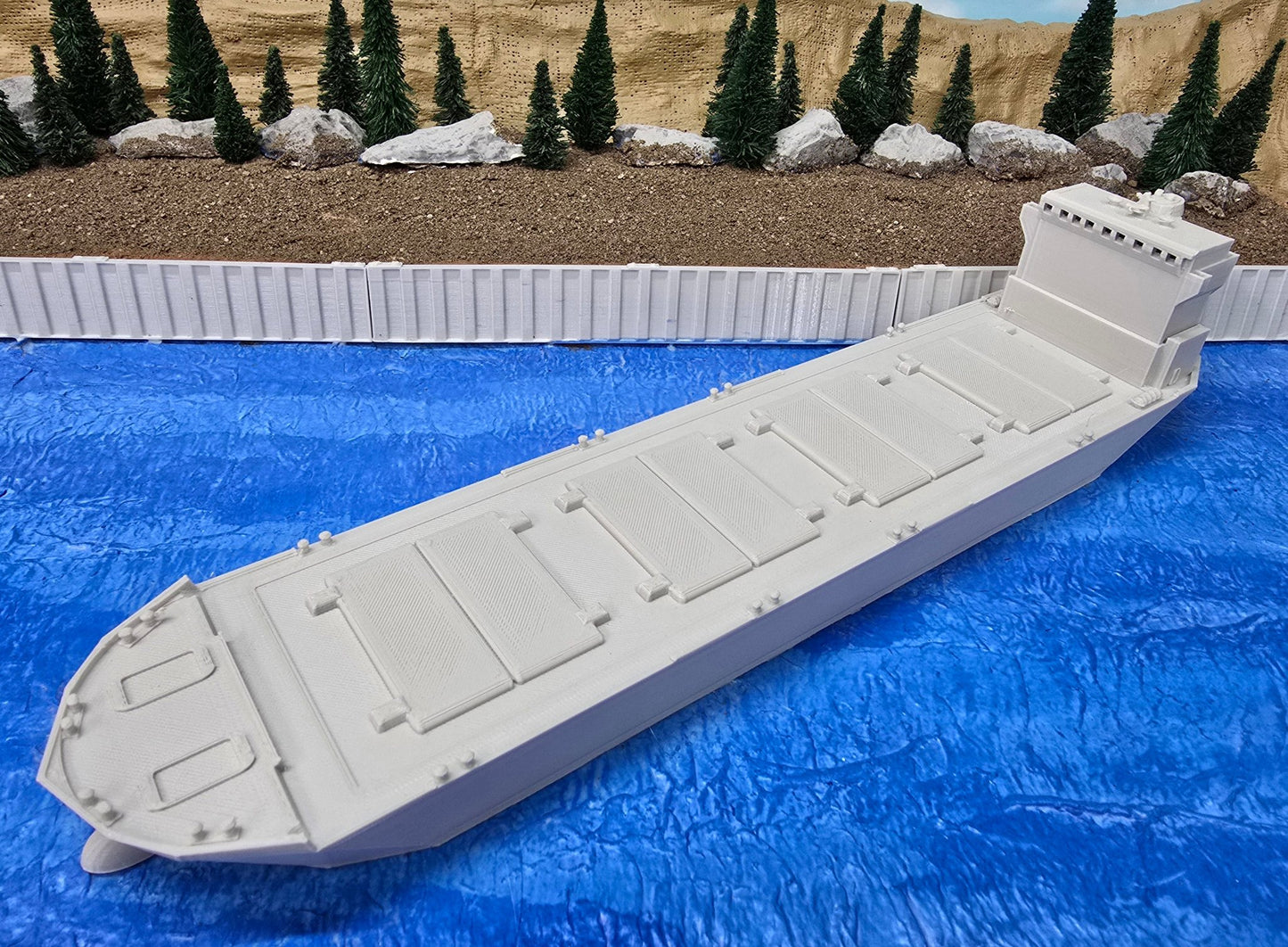 The General N Scale transport ship