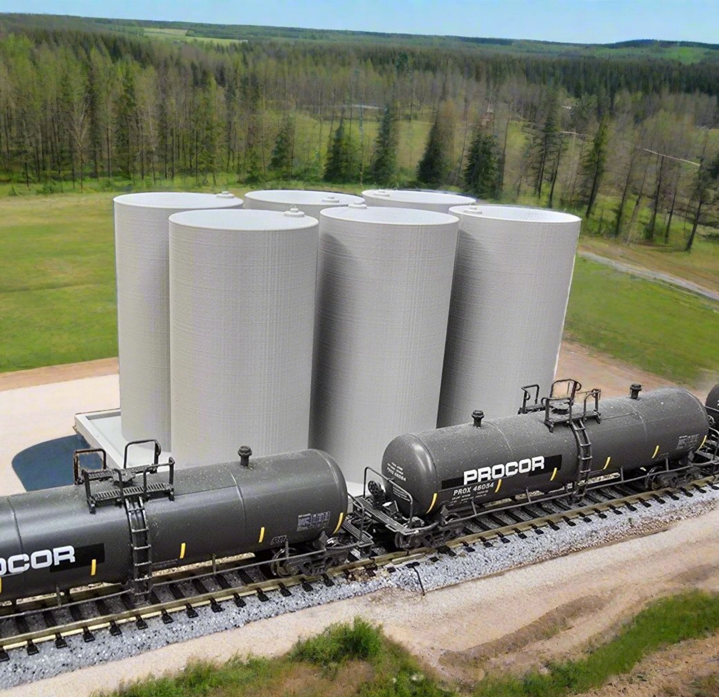 Model Train N Scale Storage Terminal Tanks Basic – Wapiti Rail Shops