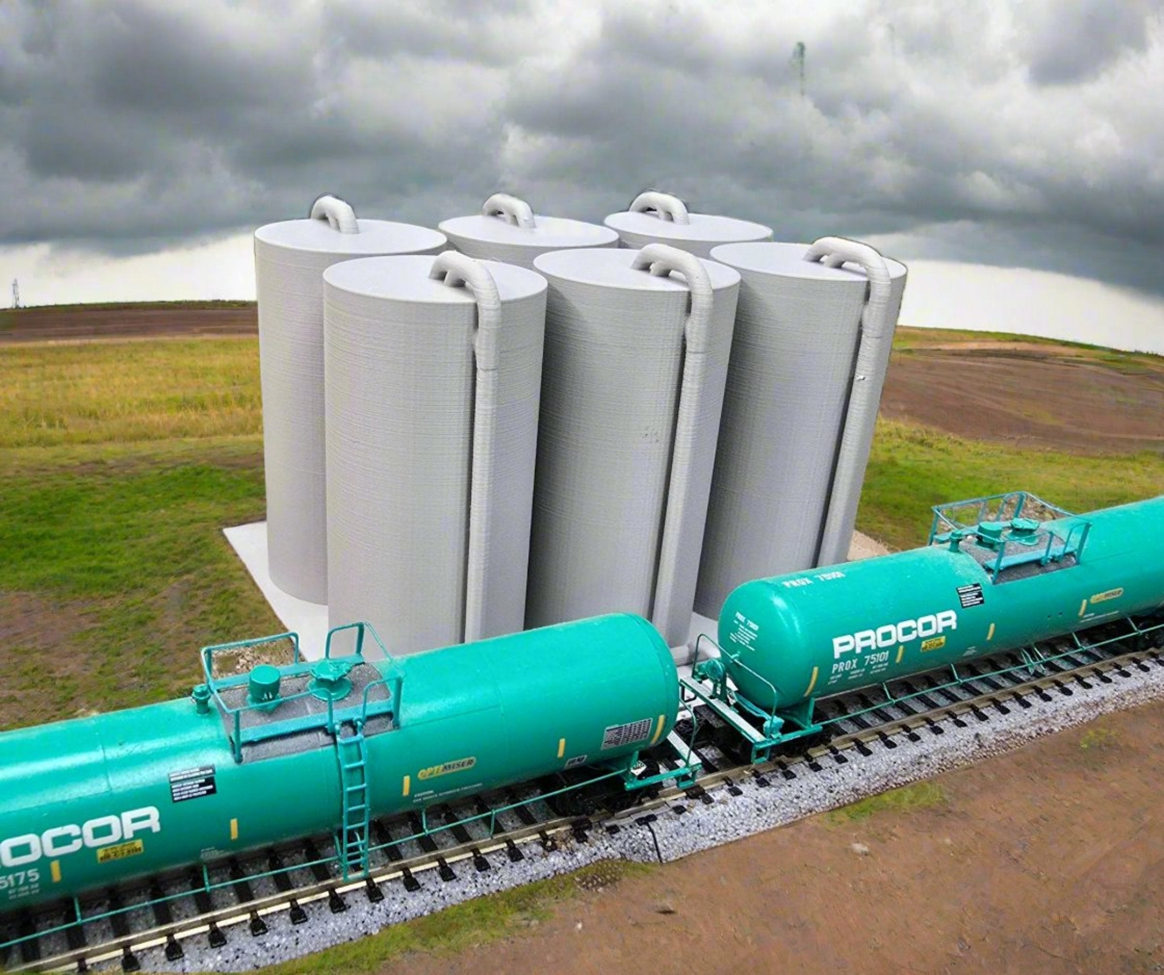 Model Train N Scale Storage Terminal Tanks Deluxe – Wapiti Rail Shops