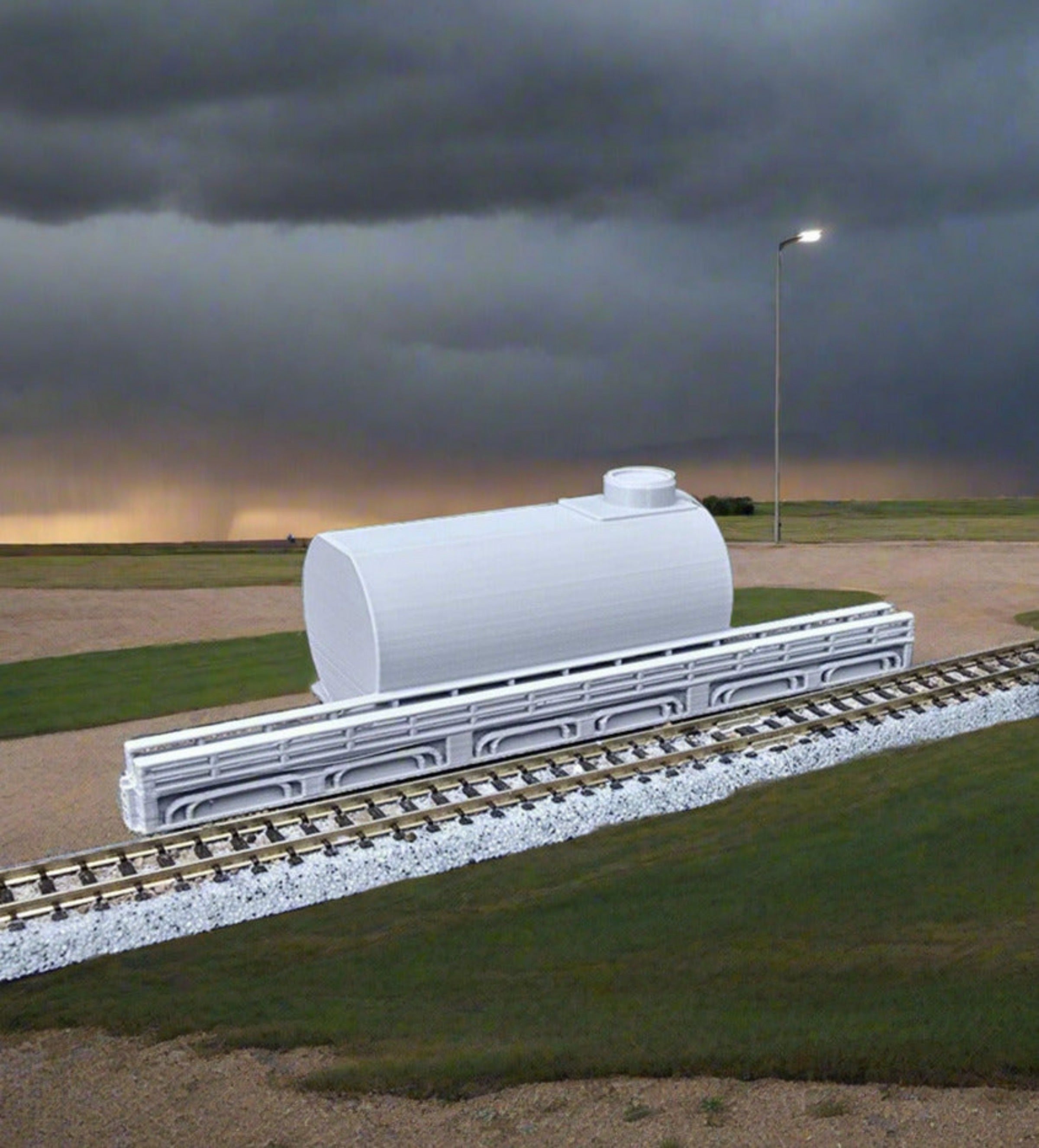 Model Train N Scale Storage Tank / Ideal for Tight Spaces 2 Pack ...