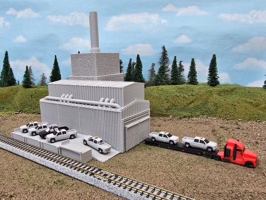 N scale - Oaken Auto Factory