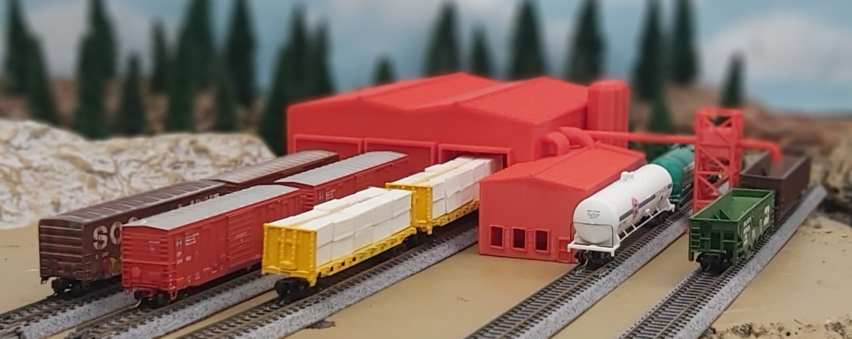 timber plant n scale