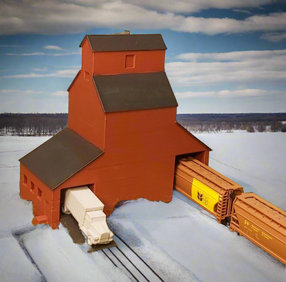 Z Scale Grain Elevator