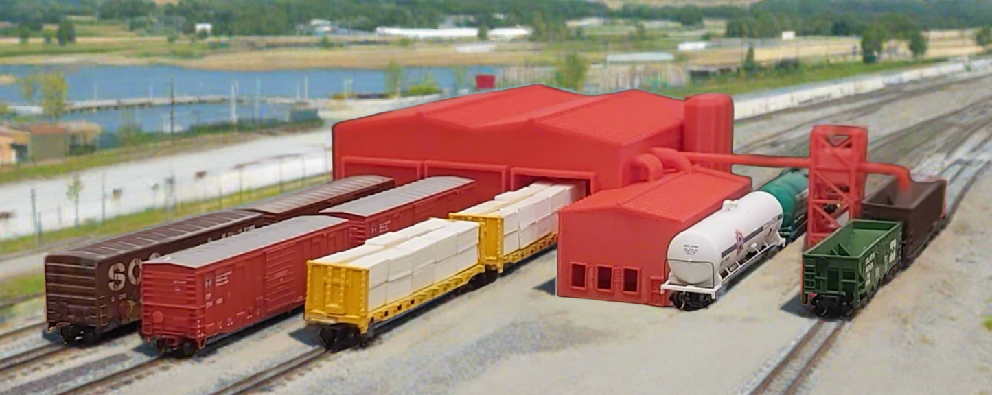 N Scale Timber Processing Plant: Crafting Realistic Logging Scenes