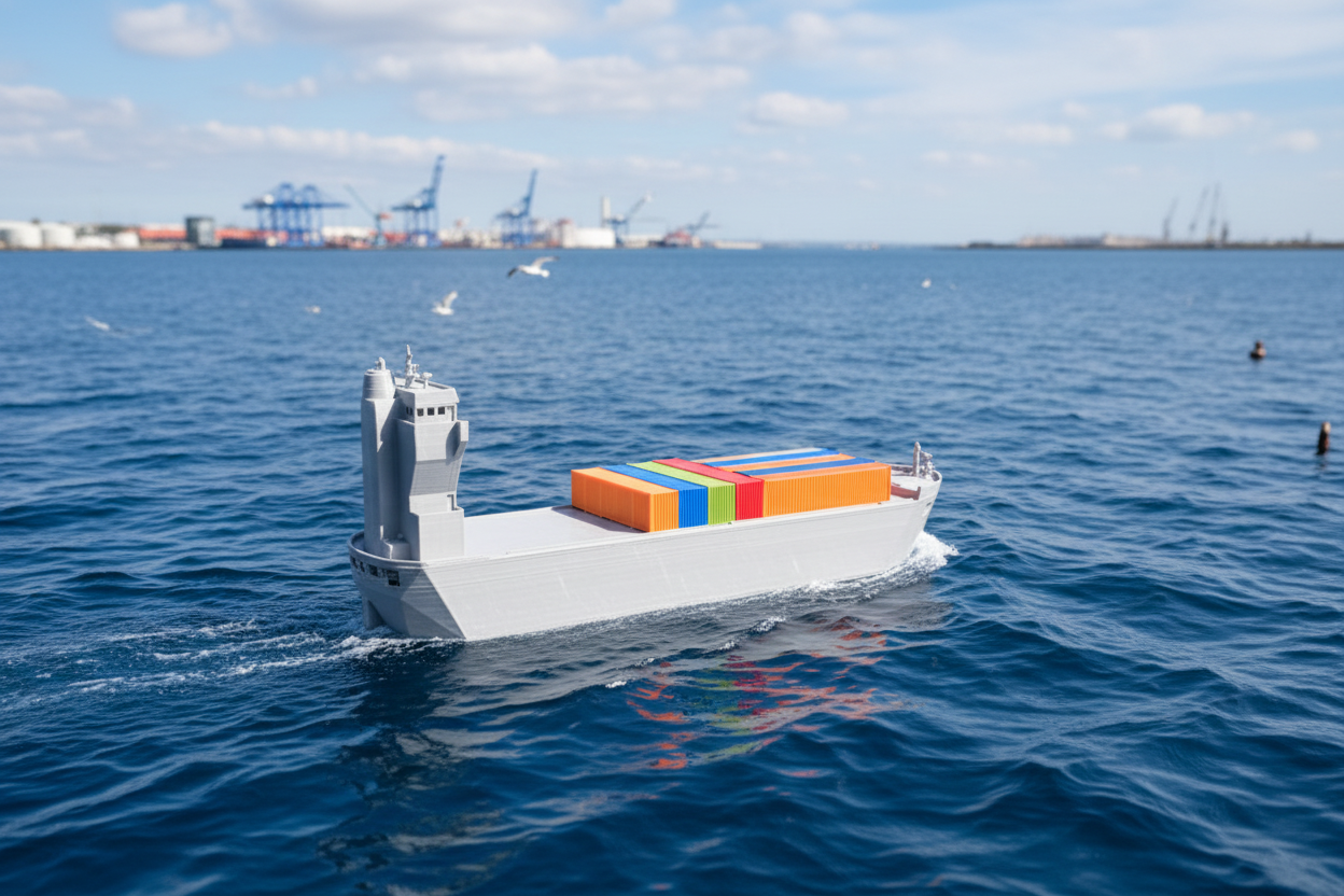 ship at sea