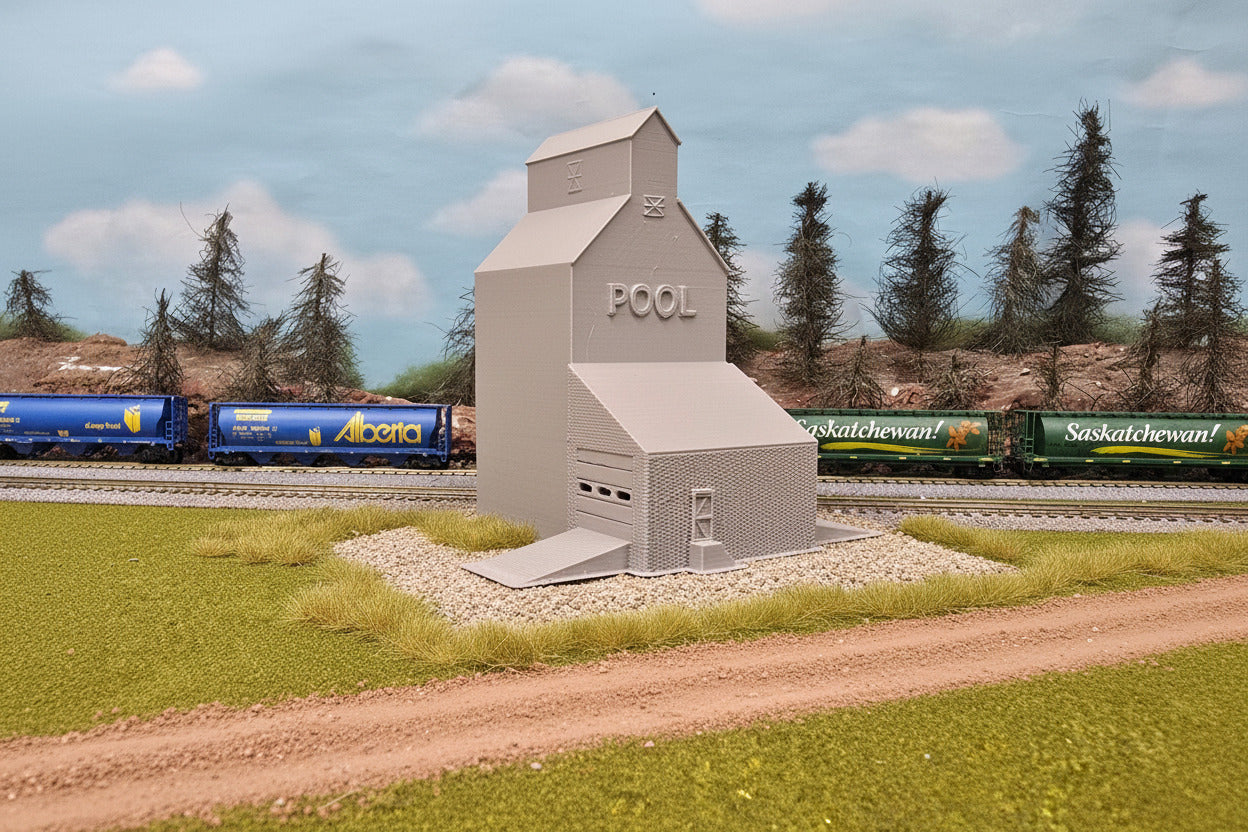 Z Scale Grain Elevator