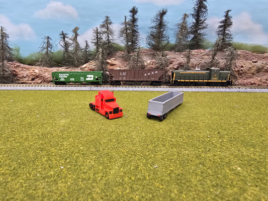 N Scale grain farm truck long version