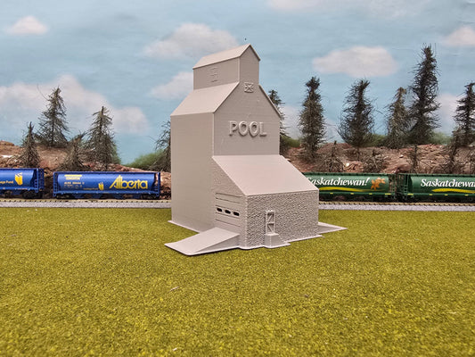 N Scale Grain Elevator