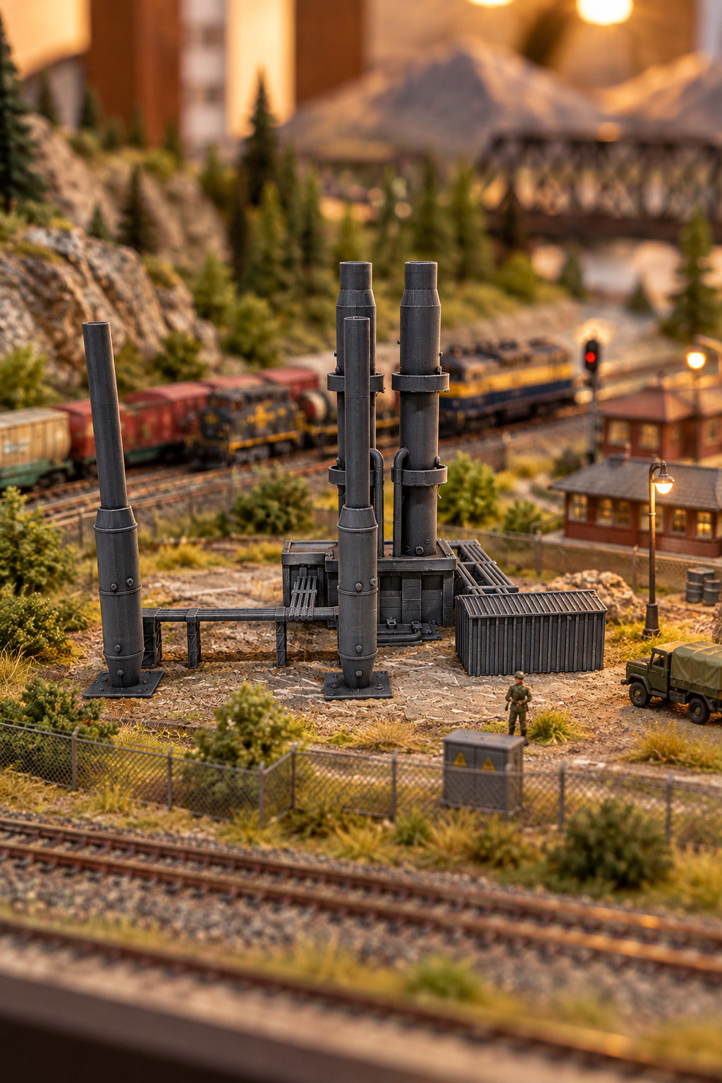 plant gas on train model table