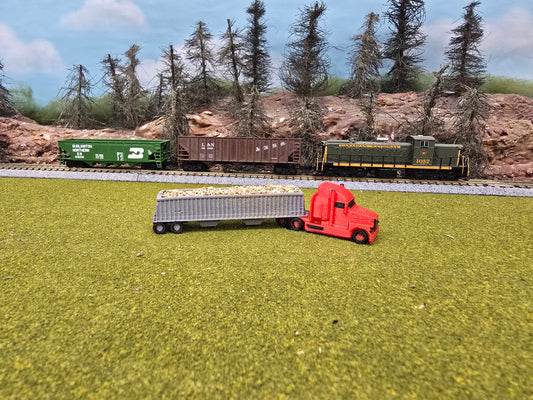 N Scale grain farm truck long version